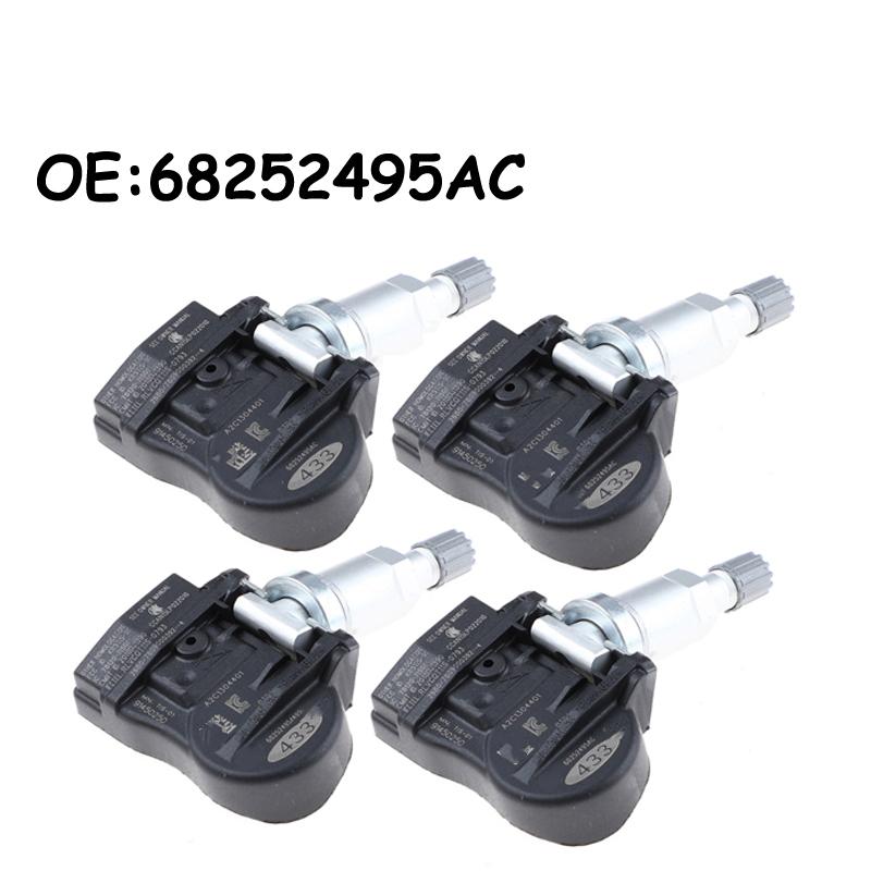 

4 шт./лот 68252495AC для Jeep Grand Cherokee Durango 16-19 TPMS датчик давления в шинах 433 МГц автомобильный