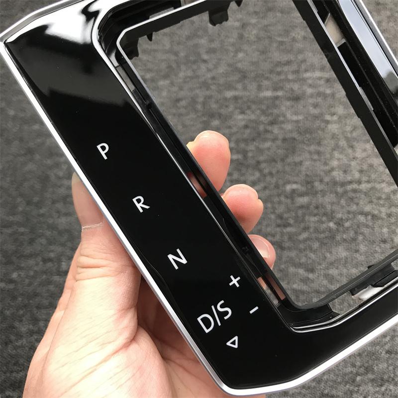Automatic DSG Gear Shift Knob Shift Lever Head Knob Shiny Frame For VW Tiguan L 2017 2018 5NG 713 203 Car Accessories