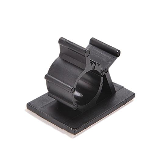 10Pcs Adhesive Backed Nylon Adjustable Cable Clips 16mm Wire Clamps Organizers