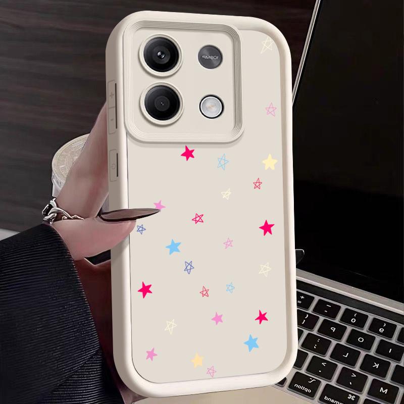 Little Stars TPU Case For Xiaomi Redmi Note 13 14 Pro Plus 12 13 14 5G 13C Poco X6 X5 F6 14T 13T Pro Soft Silicone Phone Cover