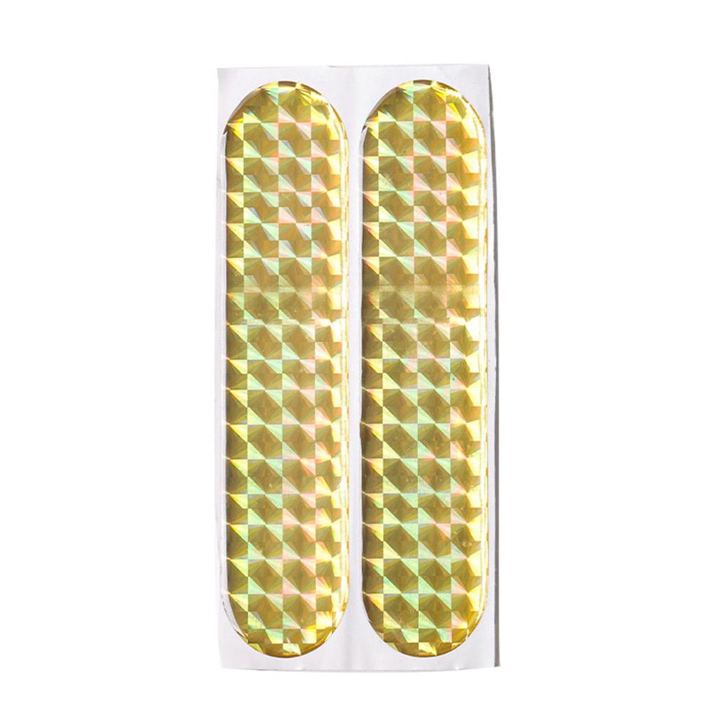 2pcs Car Door Protection Stickers Car Door Anti-collision Stickers Car Reflective Warning Stickers Auto Exterior Accessories