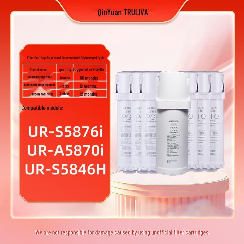 TRULIVA Water Purifier 3-Year Filter Kit