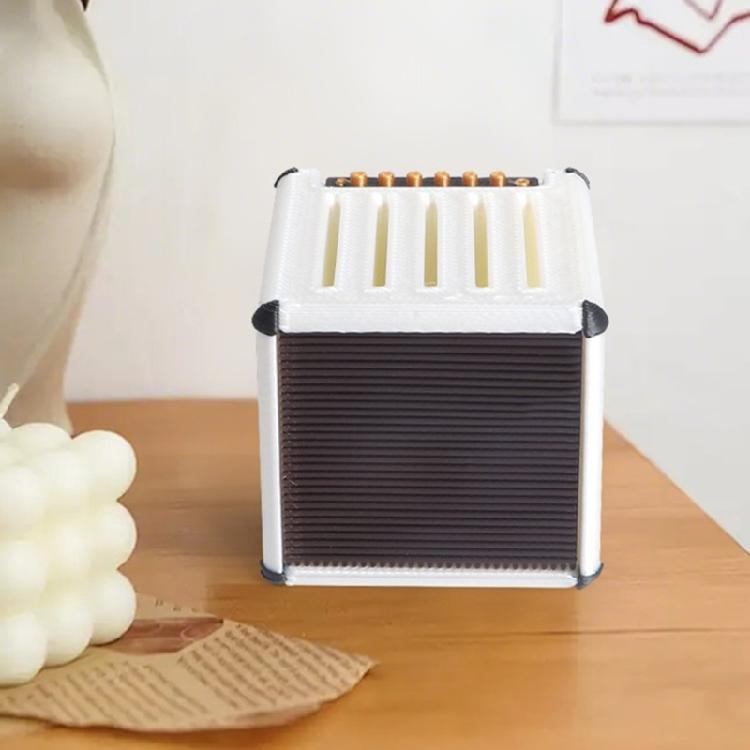 Kreative 3D-gedruckte Gitarrenplektrum-Aufbewahrungsbox mit eingebauten mehreren Fächern für einfachen Zugriff Stilvolles Aufbewahrungsdisplay