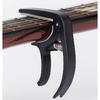 2 PCS Guitar Capo, Acoustic Guitar, Electric Guitar Capo- Banjo and, for Acoustic, Ukulele, Mandolin, Bass, Picks Black Single Handed Capo