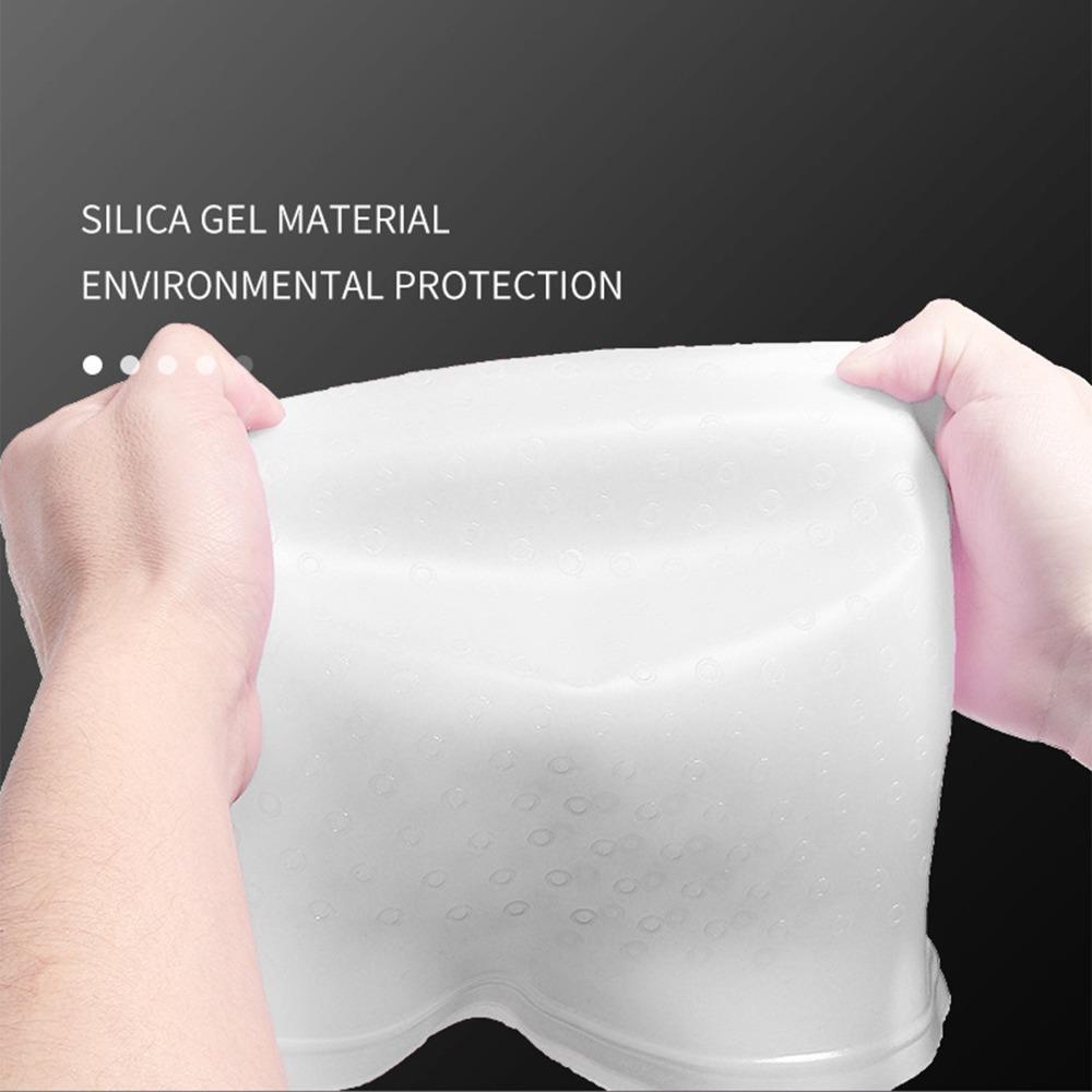Transparent Silicone Highlighting Cap White Salon Hair Dyeing Cap Hair Highlighting Cap Salon Use