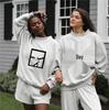 High Neck Long Sleeve Women's Hoodie - Casual, Comfortable, Trendy for Spring and Autumn