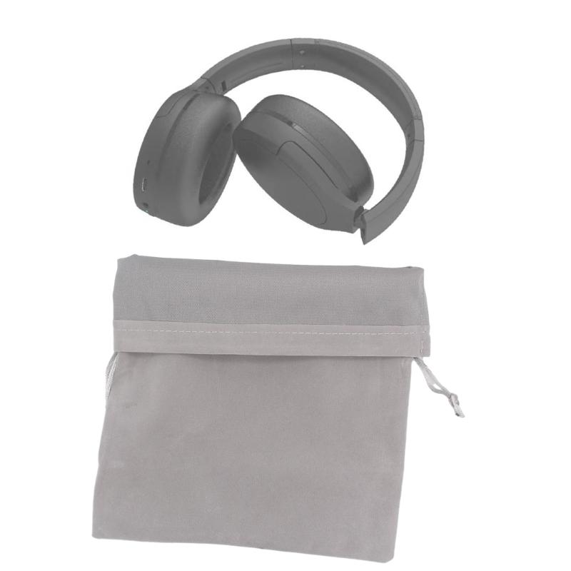 Earphones Pouch Soft and Comfortable Headphone Storage Bag Travel Carry Drawstring Headphones Pouch Multiple Uses