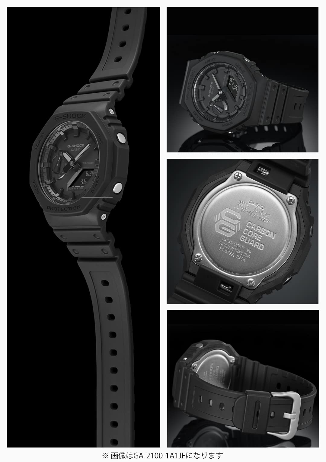 Casio] Часы G-Shock GA-2100-1A1JF Мужские Черные – купить по