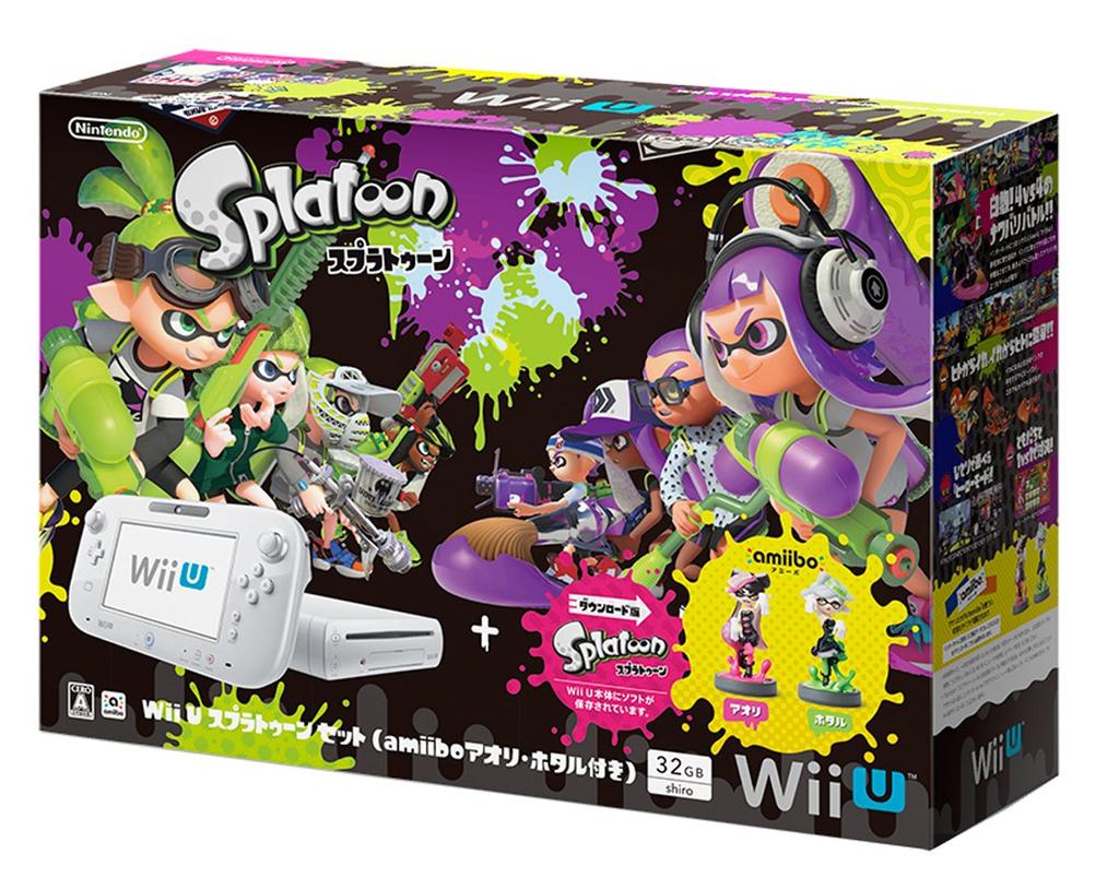 Wii U Splatoon Set (includes Amiibo Callie and Hotaru)