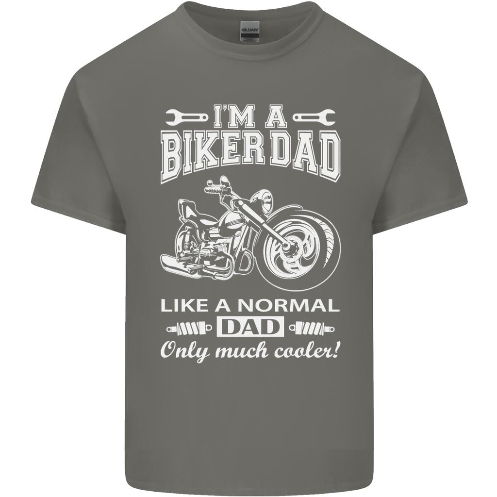 Biker A Normal Dad Fathers Day Motorcycle Unisexs Light Cotton TShirt