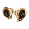 Vintage Geometric Resin Oval Earrings Elegant Women Jewelry