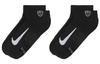 Nike Ankle Socks Men's 2 Pack Black CV2617-010