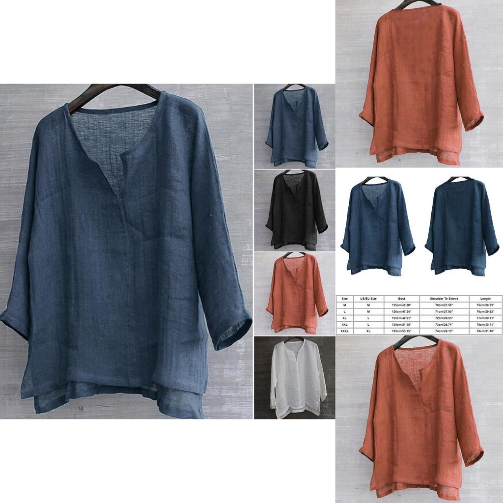 Premium Men's Linen Long Sleeve Shirt For Summer With Cool Loose Casual Design M-3xl