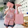 Women's Backpack Composite Bags Casual Canvas Preppy Style Students School Bag Bookbag Large Capacity Handbags Pencil Pouch