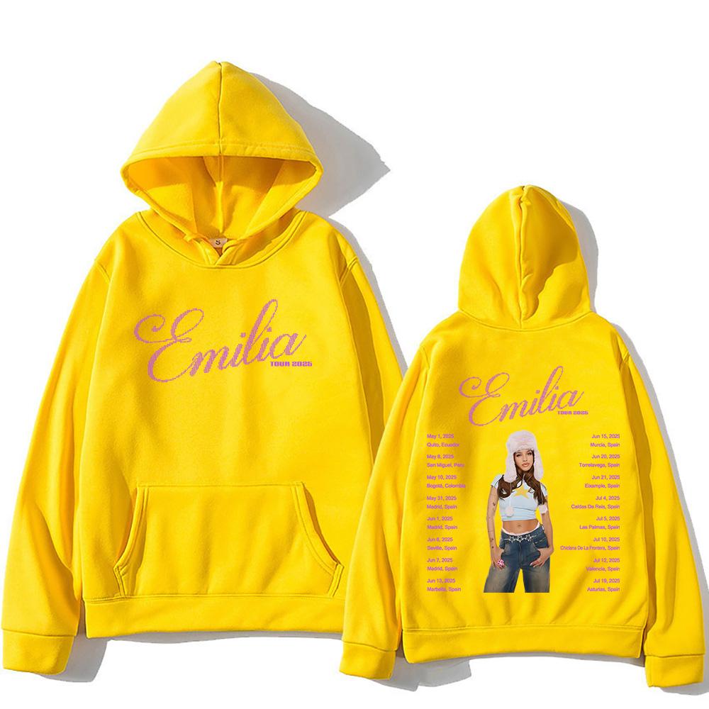 Mernes Fashion Hoodie Emilia Mernes Tour Sweatshirts Casual Harajuku Aesthetic Pullovers Women Men Y2K Hoody
