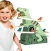 Plastic Cement Dinosaur Zinc Zinc Alloy Race Cars Electric Electric Slide Track Toy Car  Boys
