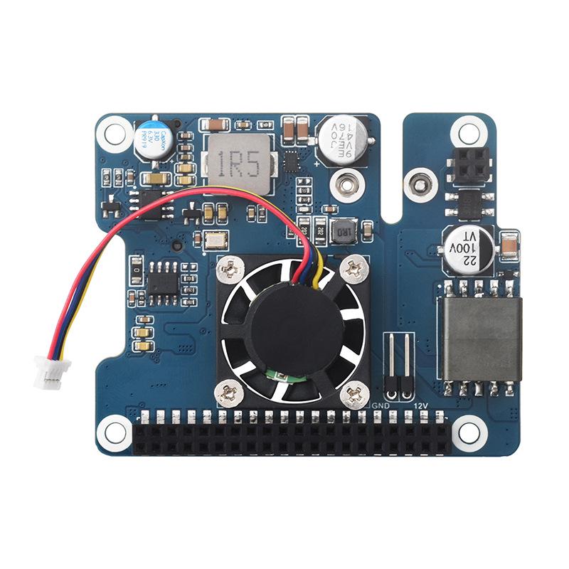 Placa de Expansión Raspberry Pi 5 con PCIe a SSD NVMe M.2, Alimentación PoE, Ethernet y Ventilador de Refrigeración