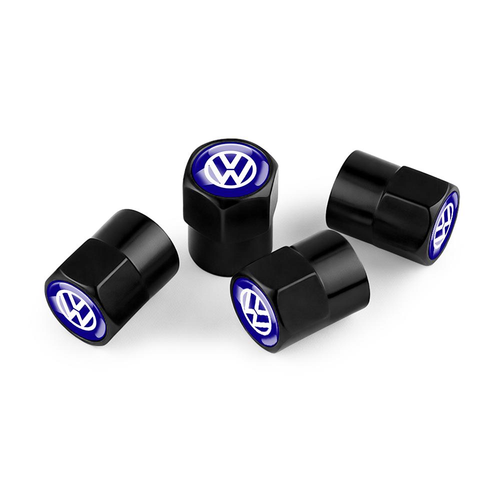 ADMVN1 For Volkswagen VW R Polo Passat Rline Golf 4 5 6 Tiguan Jetta GTI Bora Car Tire Valve Caps Metal Wheel Dust Covers Accessories