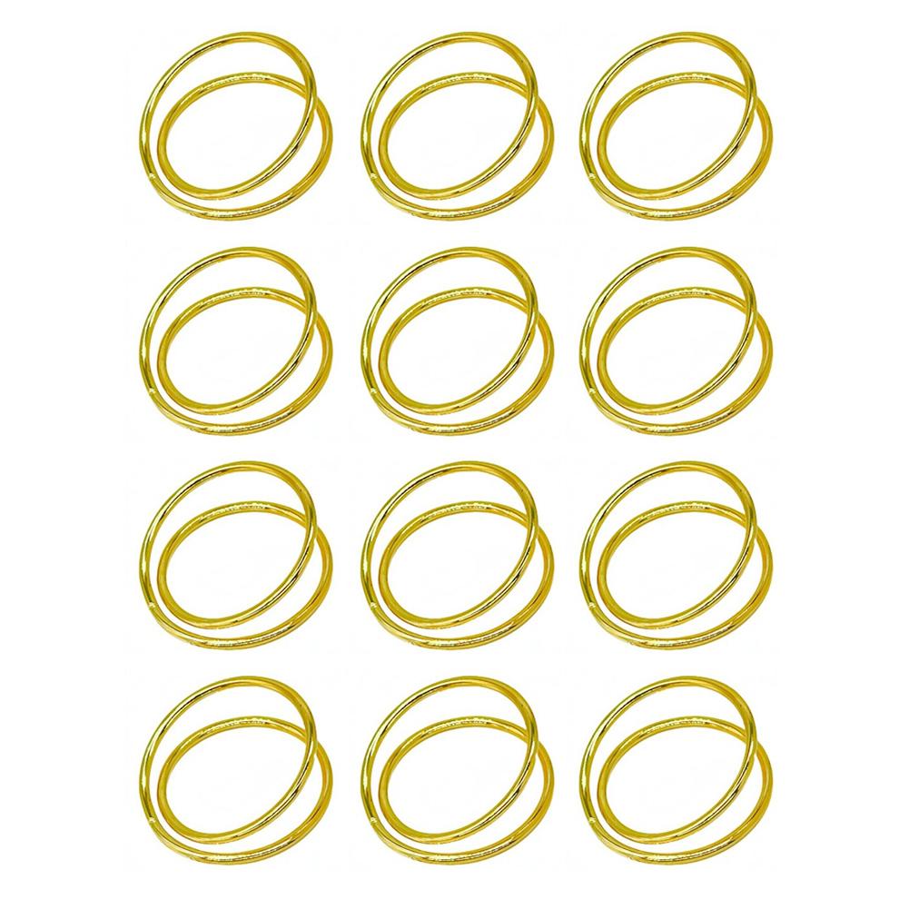 

12pcs Metal Spiral Napkin Rings Zinc Alloy Napkin Holders Buckles Suitable for Formal Dinners Weddings and Celebrations China Mainland