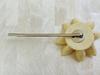 Hairpin Tsumami-zaiku em-132 (Yellow)