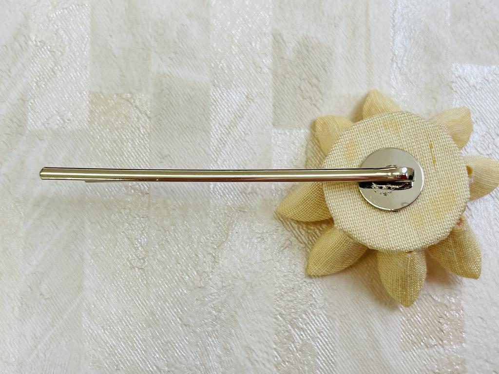 Hairpin Tsumami-zaiku em-132 (Yellow)