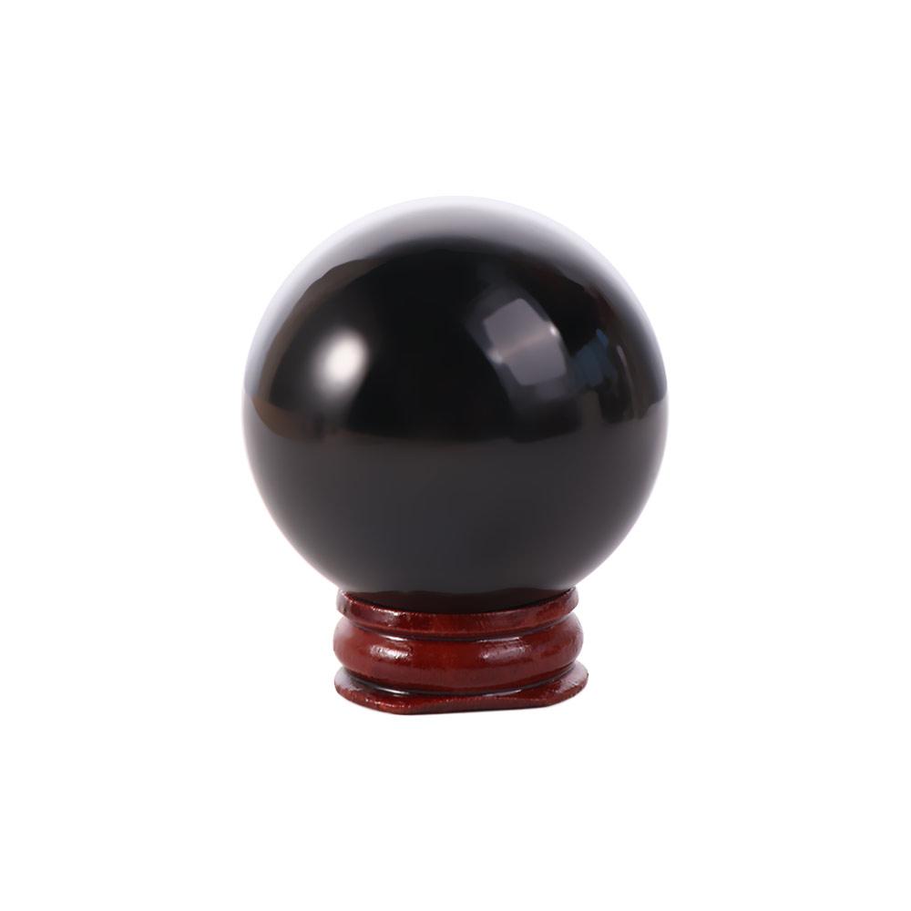20/30/40/50mm Schwarze Obsidiankugel Große Feng Shui Kugel Kristallornament Schlafzimmer