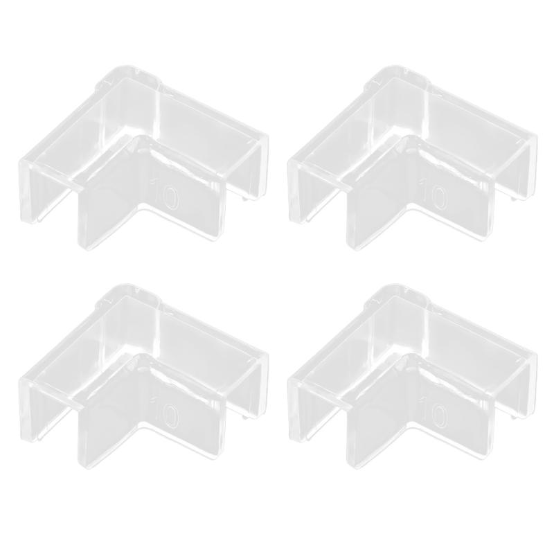 4PCS Fish Tank Aquarium Glass Edges Protector Acrylic Protector Tools for Aquarium Fish Tank Glass Crashproof Tools