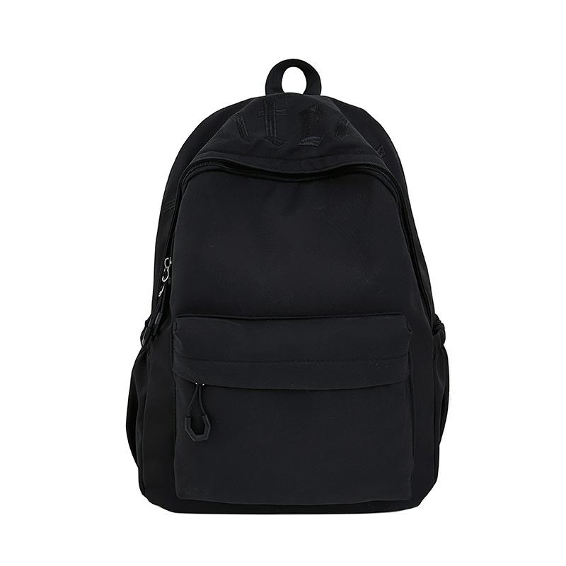 Schoolbag Wholesale Large Capacity School Bag Female Junior High School Student Girl Simple Japanese High School Student Backpack Design Sense