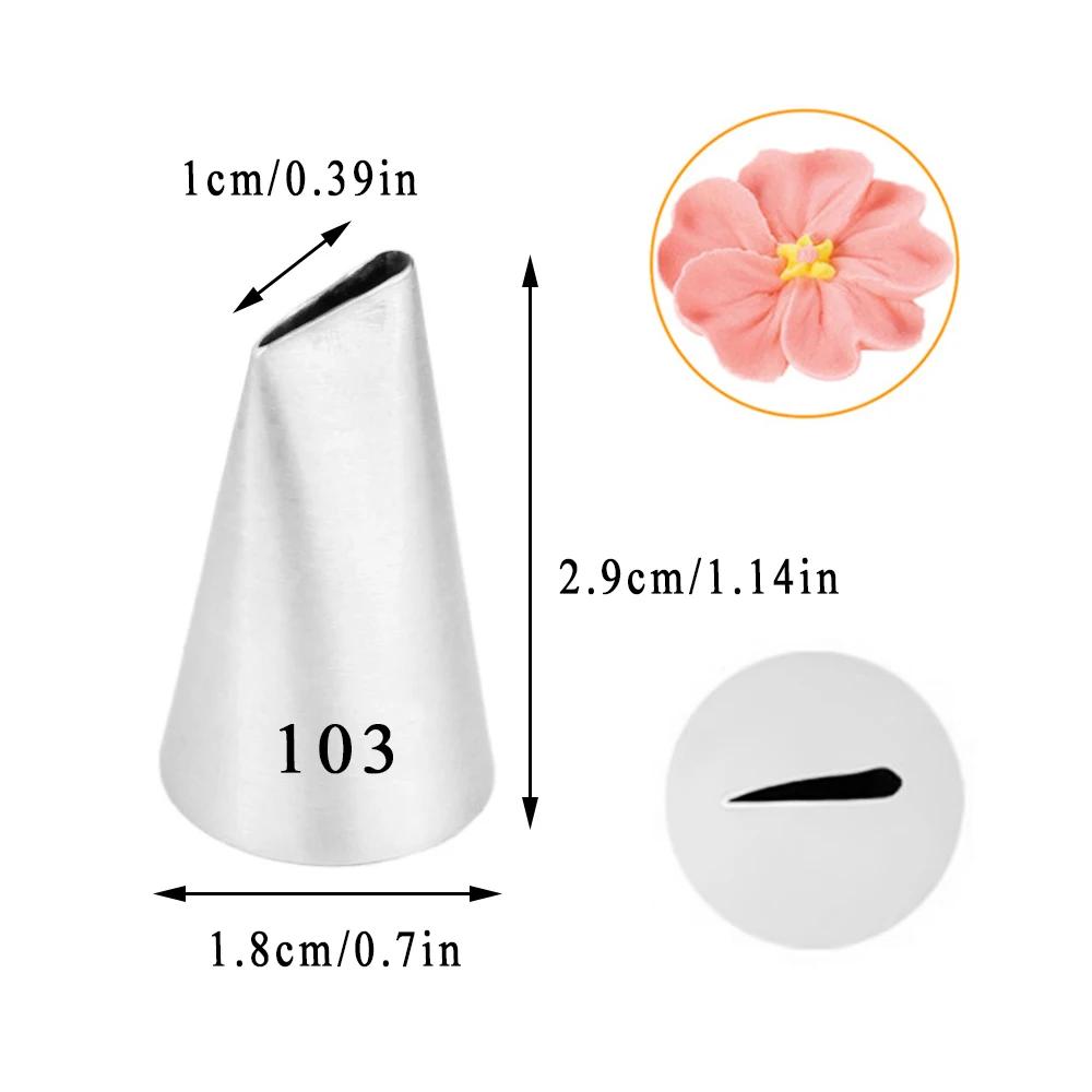 Promotion Multi-size Rose Petals Icing Piping Nozzles Cake Decorating Pastry Tip Sets Fondant Cake Tools