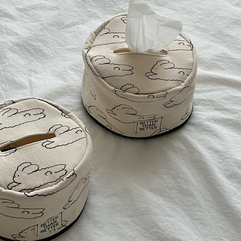 Bowknot Tissue Paper Storage Box Roll Paper Tissue Case Holder Car Napkin Tissue Box Living Room Table Decor Home Organizer