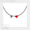 EManco Dropshipping Personalized Jewelry Colorful Rhinestone Necklace Diy Letter Heat Charm Constellations Necklace for Women