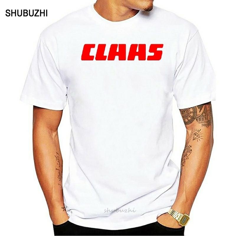 Family T Shirts O-Neck Men Short Sleeve Best Friend New Claas Tractor Agriculture Logo Men Black T-Shirt Size S 3XL Shirts