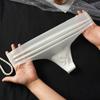 New M-XL Sexy Women's Low Waist Light Transparent Panties Solid Color Underwear Antibacterial Crotch Ice Silk Underwear Briefs