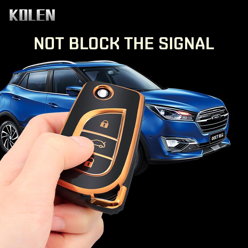 Tpu Car Flip Key Cover Case Shell Fob For Toyota Rav4 Auris Corolla Verso Yaris C-Hr Scion Tc Im Aygo Avensis Camry Accessories