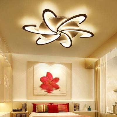 3/6hlavé moderní akrylátové stropní svítidlo LED lustry Lampa do obývacího pokoje Ložnice Domácí osvětlení Studená/teplá bílá Stmívatelné