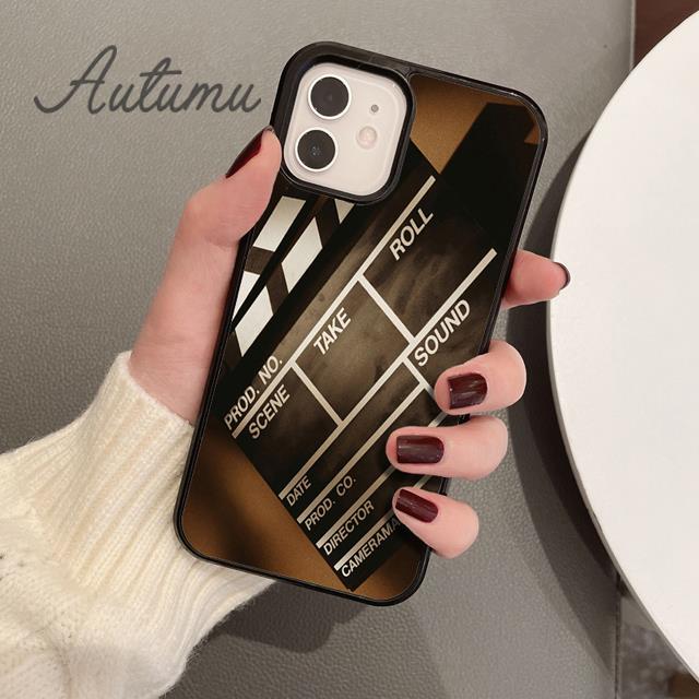 

Чехол для телефона Film Movie maker Clapper board для iPhone 11 12 13 14 Pro Max mini X XR XS SE 2020 6S 7 8 Plus Samsung S21 S22 Samsung S22ultra
