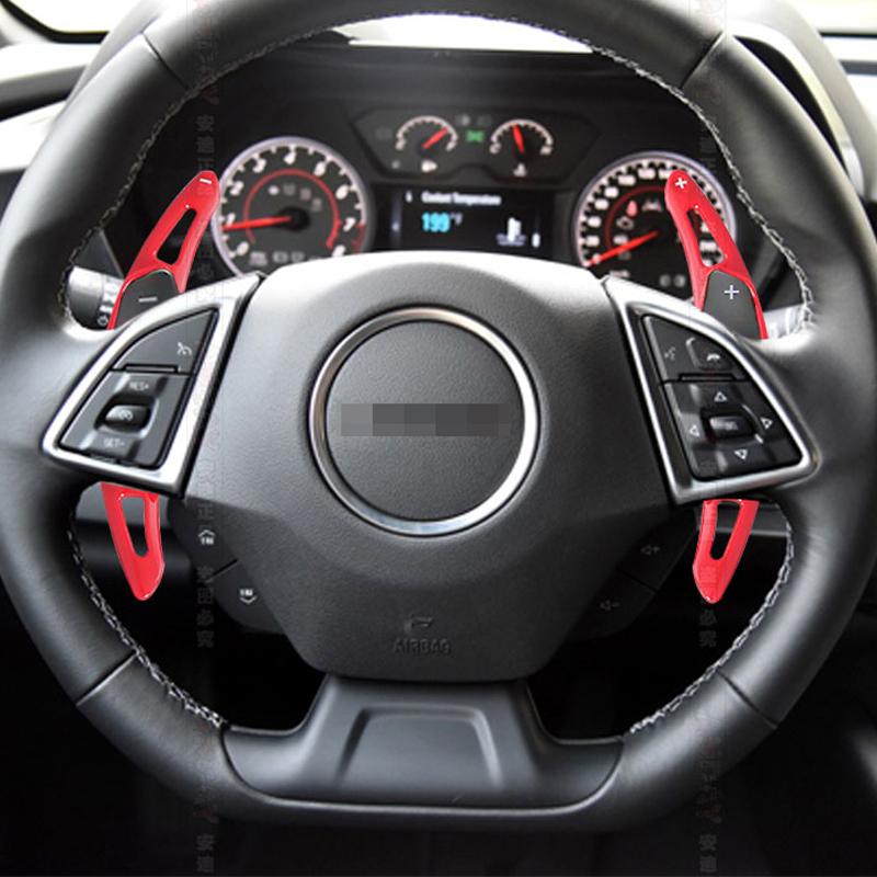 For Chevrolet Camaro 2016 2017 2018      Car Paddle Shifters Steering Wheel Shift Paddles Decoration Trim