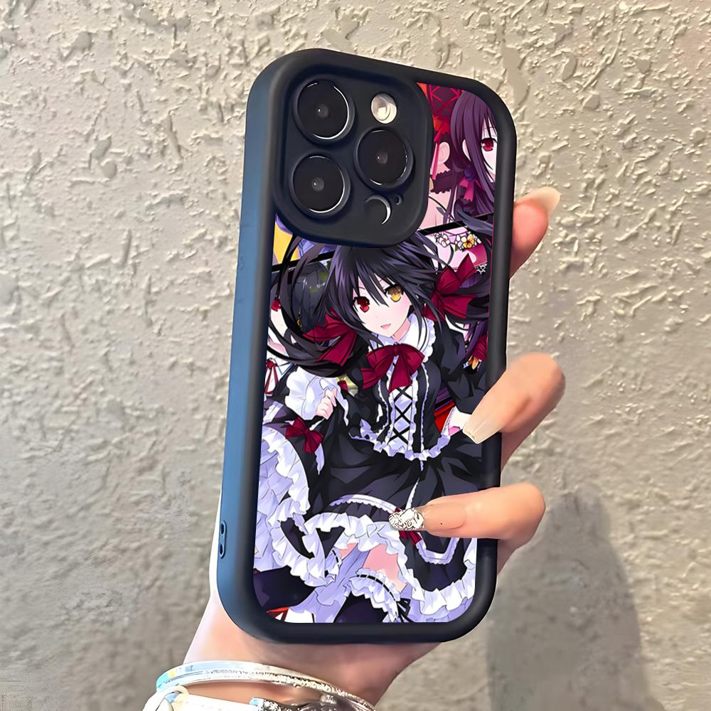 Anime Date A Live Tokisaki Kurumi Cute Phone Case For IPhone 17 Pro Max 16 15 14 Pro Max IPhone 13 Pro Max 11 Plus Silicone Cove