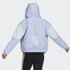 adidas Puffer Jacket Women's Light Purple Roland/Mint Green GQ2512