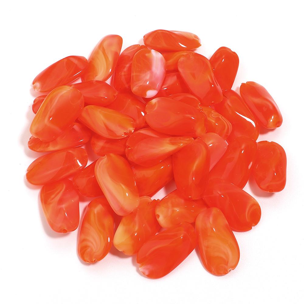 30pcs/lot Dual Color Irregular Beads Cloud Colored Acrylic Beads Loose Spacer Bead For DIY Charms Bracelet Earrings Accessories