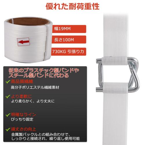 BAOSHISHAN Manual Band Tying Machine, Band Tensioner, Manual Strapping Machine, Polyester Fiber Band Tying and Cutter, 2-in-1, for 13-19mm Wide Bands,