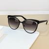 2026 New Fashion Cat Eye Sunglasses Women Oversized Black Frame UV400 Protection Trendy Sun Glasses for Summer