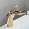 Creative Basin Faucets Bathroom Sink Waterfall Cold and Hot Mixer Water Tap Crane Single Hole Deck Mounted