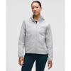 Insulated Back Vent Running Jacket Silver Drop
