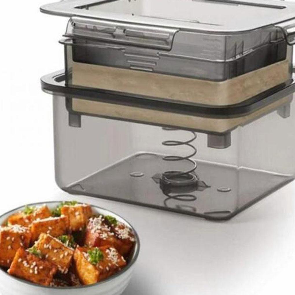 Tofu-Press-Maker Leichtgewichtiger Wasserablass-Gadget Haushalt Sojabohnenquark-Presser Professionelles Küchenkochwerkzeug