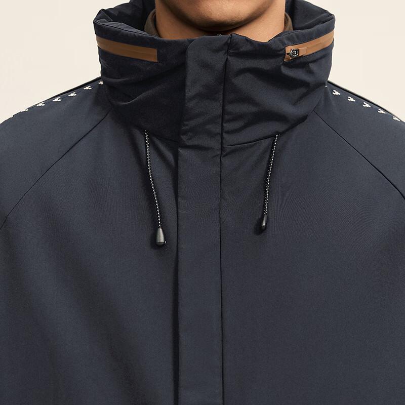 CROQUIS Men's Hooded Raglan Sleeve Jacket