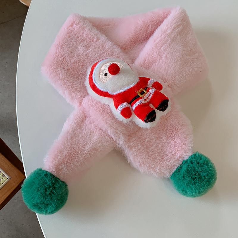 Nouvelle écharpe tendance pour enfants, idéale pour les filles, pour garder les bébés au chaud et polyvalente. Écharpe chaude en peluche et épaisse pour enfants