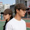 Four-Season Korean Style Leopard Print Hard Top Baseball Cap, Fashionable and Simple Plain European and American Style Duck Bill