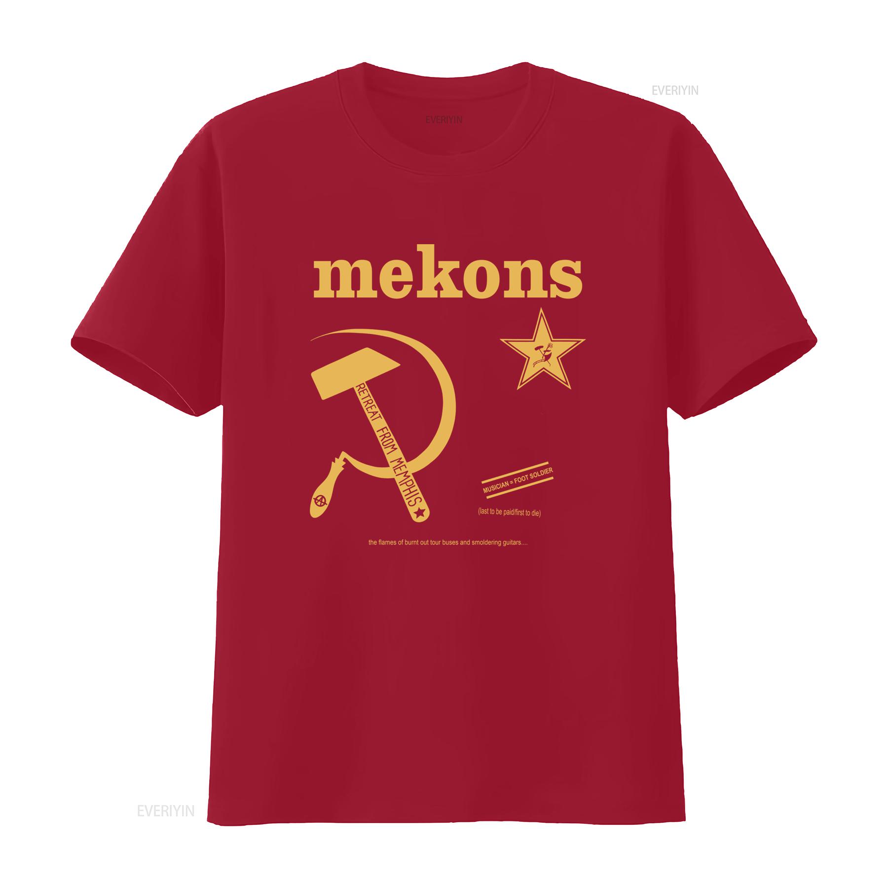 

Mekons Vintage 1994 Retreat From Memphis Tour T Shirt British Punk Band Design vintage Washed Breathable Slightly fashion S