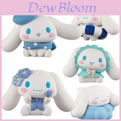 Figura Linda de Cinnamoroll Sanrio Anillo de Natación Juguete Juego de Figuras Para Decoración de Pasteles Diy